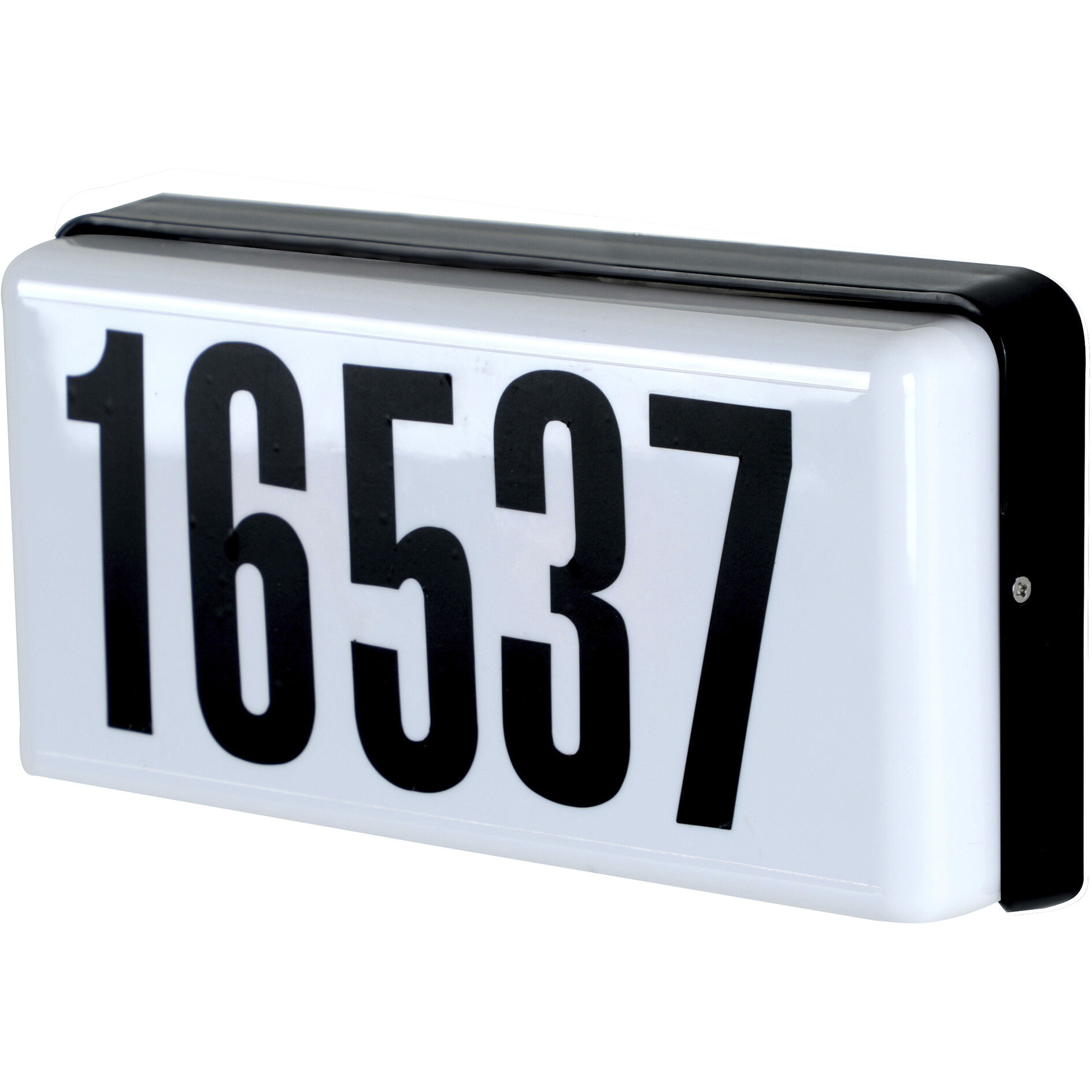 DF 2 Light 5 inch Black Outdoor Address Light